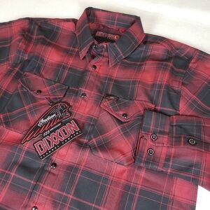 NWT Dixxon Men's Large Indian Motorcycle 125th Anniversary Flannel Shirt